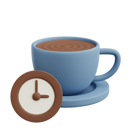 Hora do café  3D Icon