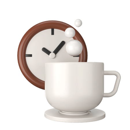 Hora do café  3D Icon