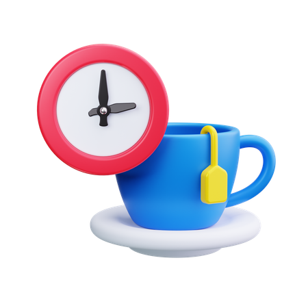 Hora do chá  3D Icon