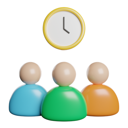 Hora do encontro  3D Icon