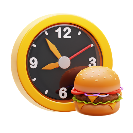 Hora do lanche  3D Icon