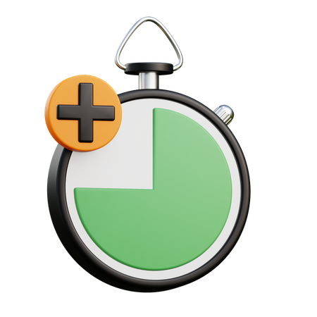 Tempo extra  3D Icon