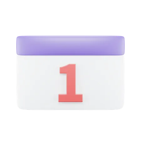 Calendrier  3D Icon