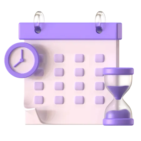 Horaire  3D Icon