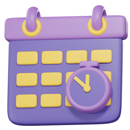 Horaire  3D Icon