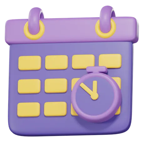 Horaire  3D Icon