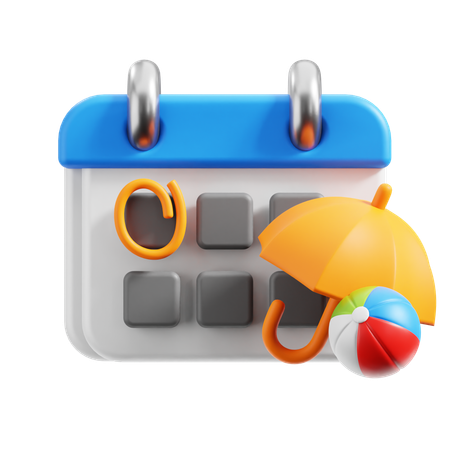 Calendrier  3D Icon