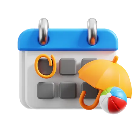 Calendrier  3D Icon