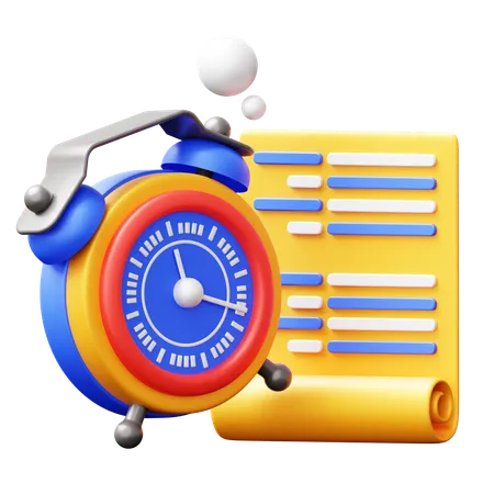 Horaire  3D Icon