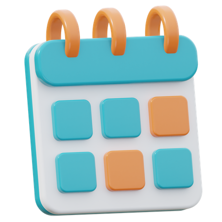 Calendrier  3D Icon