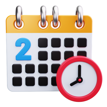 Calendrier  3D Icon