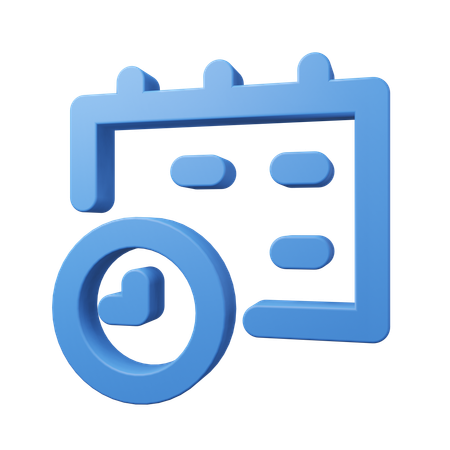 Calendrier  3D Icon