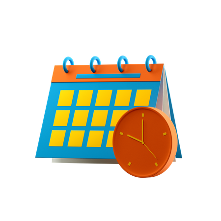 Calendrier  3D Illustration