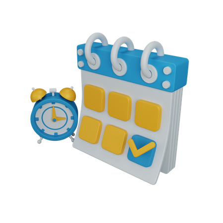 Calendrier  3D Icon