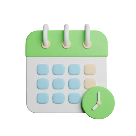 Calendrier  3D Icon