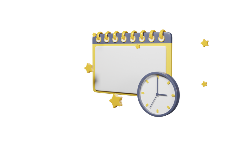 Calendrier  3D Icon