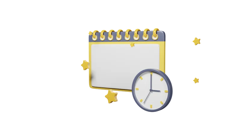 Calendrier  3D Icon