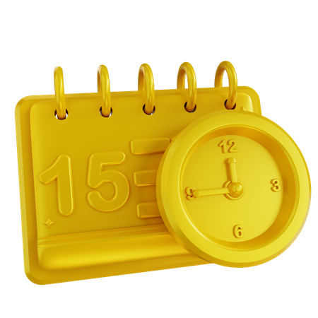 Horaire  3D Icon