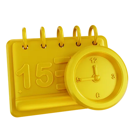 Horaire  3D Icon