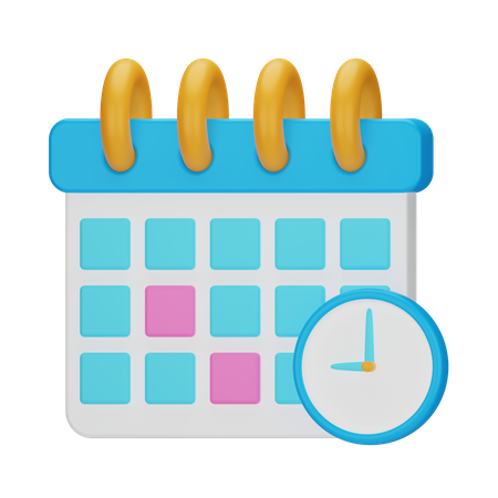 Calendrier  3D Icon