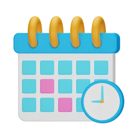 Calendrier  3D Icon