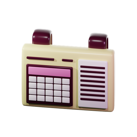 Calendrier  3D Icon