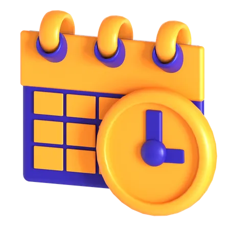 Calendrier de planification  3D Icon