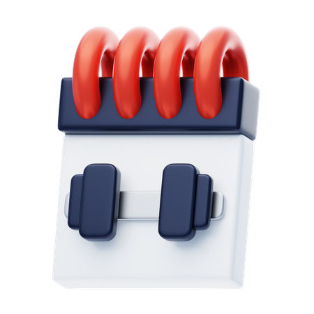 Horaire de gym  3D Icon