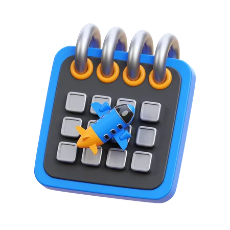 Horaire de voyage  3D Icon