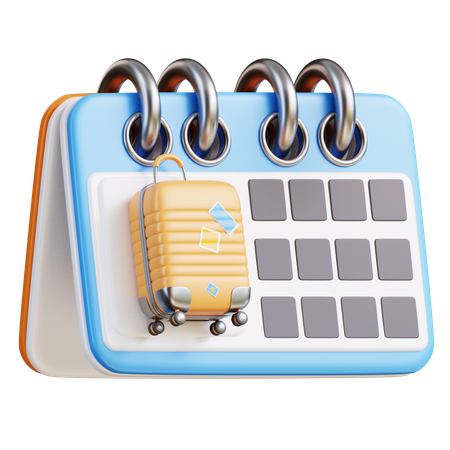 Horaire de voyage  3D Icon