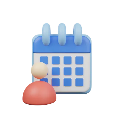 Horaire des employés  3D Icon