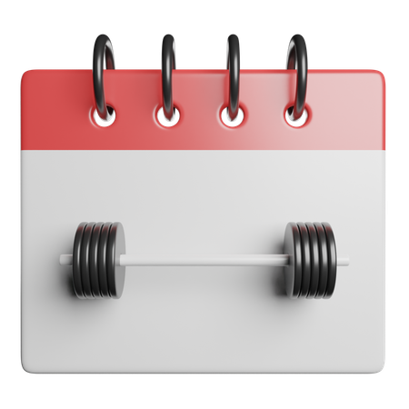 Horaire de gym  3D Icon