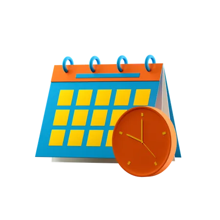 Calendário  3D Illustration