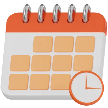 Horario  3D Icon