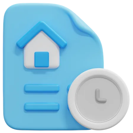 Hora de casa  3D Icon