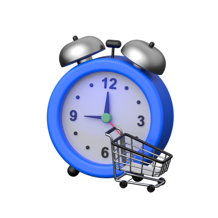 Hora das compras  3D Icon