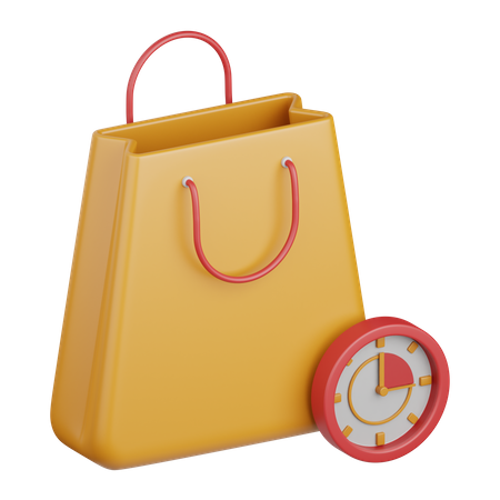 Hora das compras  3D Icon