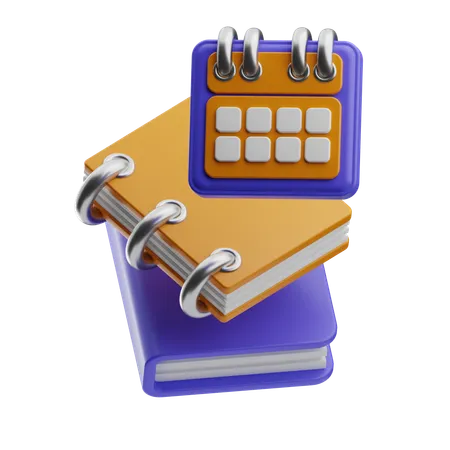 Horario de estudio  3D Icon