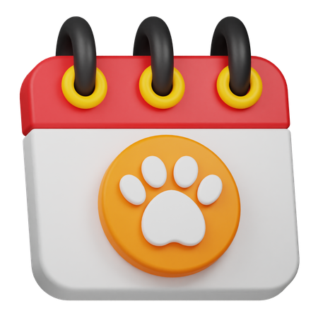 Horario de mascotas  3D Icon