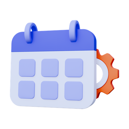 Horario de trabajo  3D Icon