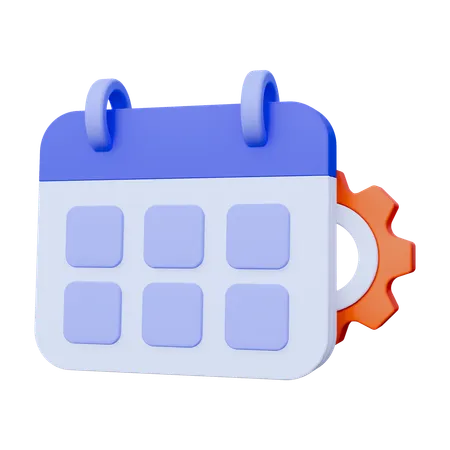 Horario de trabajo  3D Icon