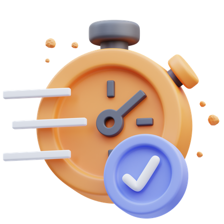 Verificar o tempo  3D Icon