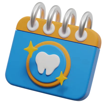 Horario dental  3D Icon