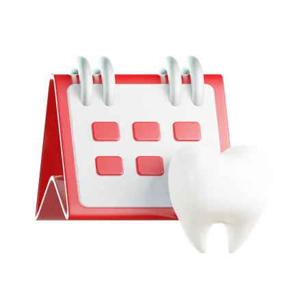 Horario dental  3D Icon