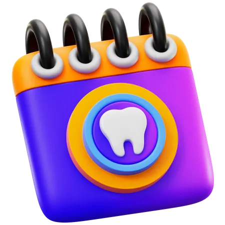 Horario dental  3D Icon