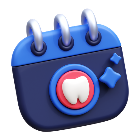 Horario dental  3D Icon