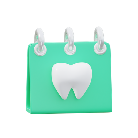 Horario dental  3D Icon