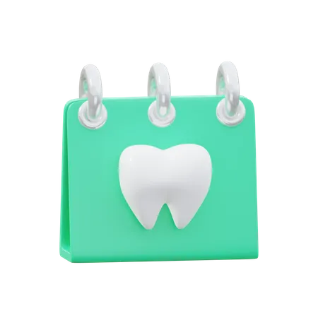 Horario dental  3D Icon