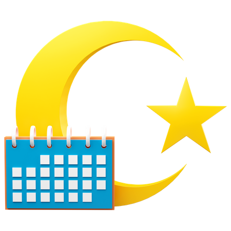 Programação do Ramadã  3D Icon