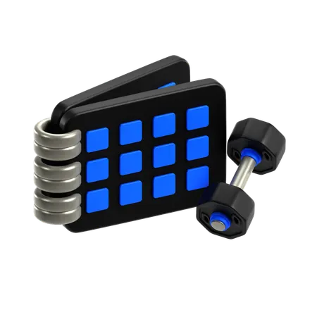 Horario de gimnasio  3D Icon